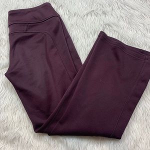 Athleta Kick Booty Yoga Pants - Burgundy Maroon